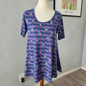 S M Lularoe Disney Frozen Snowgies perfect tshirt top